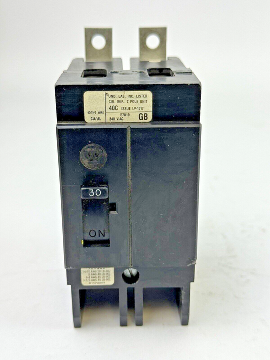 WESTINGHOUSE - GB2030 - BOLT-ON CIRCUIT BREAKER - 2 POLE/240VAC/30A - NEW