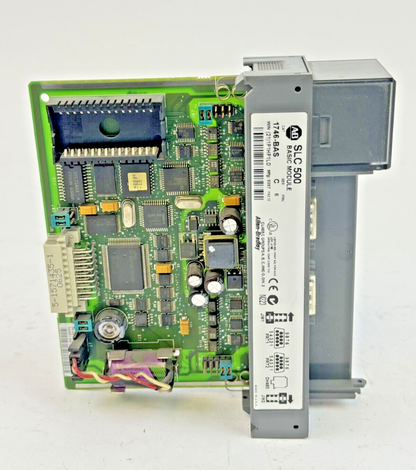 ALLEN-BRADLEY - 1746-BAS SER. C FRN: 6 - SLC 500 BASIC MODULE *NO DOOR*