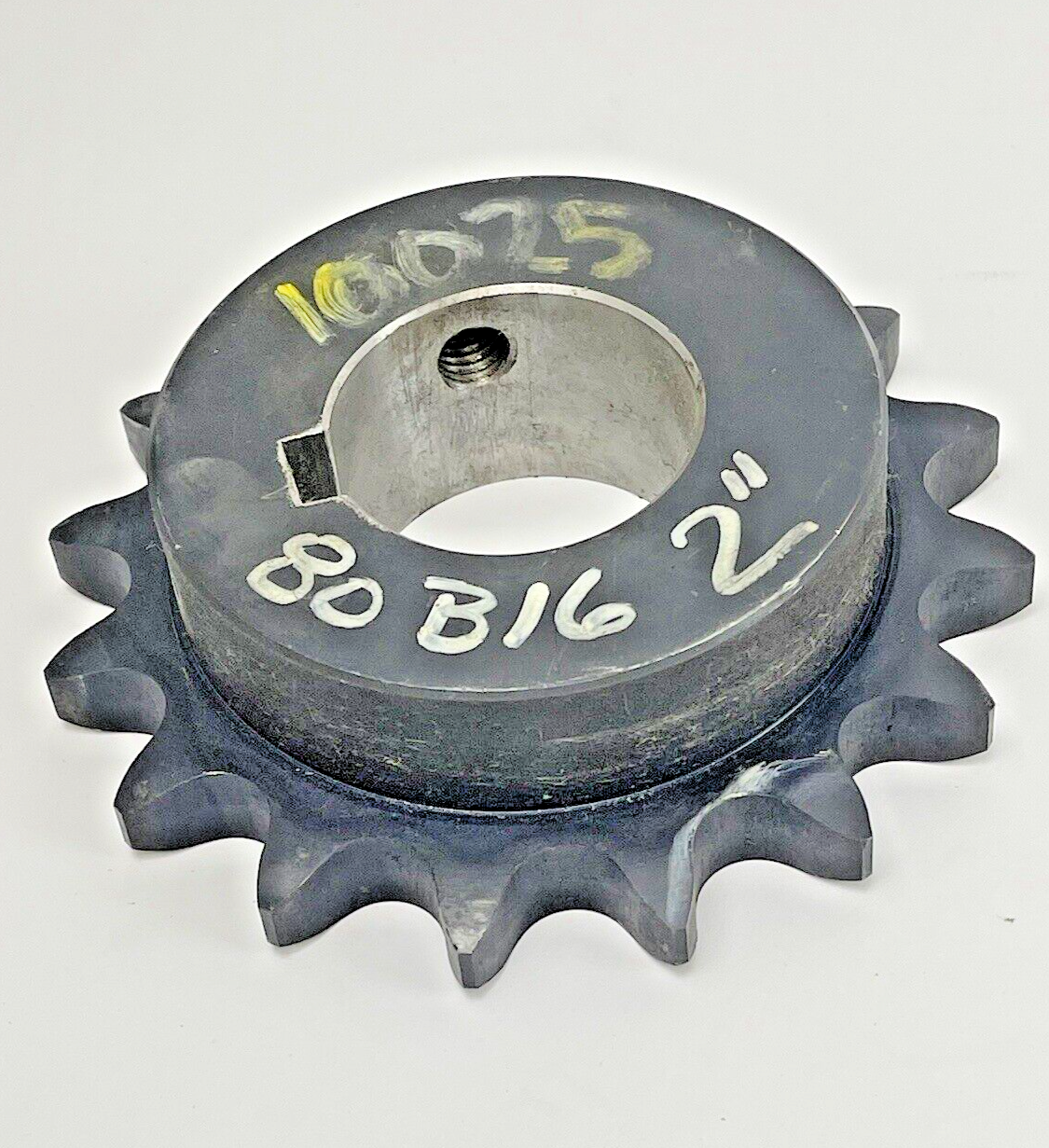 TSUBAKI - H80B16 T - SPROCKET - 5.5" DIAMETER, 2" BORE, 16 TEETH