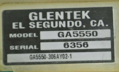 GLENTEK GA5550 CIRCUIT BOARD ASSEMBLY / GA5520-13