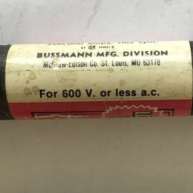 BUSSMANN LPS-RK 12 DUAL ELEMENT LOW PEAK TIME DELAY FUSE 12A 600V ***LOTOF5***