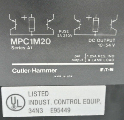 CUTLER-HAMMER MPC1M20 OUTPUT MODULE / 10-54VDC /  NEW SURPLUS