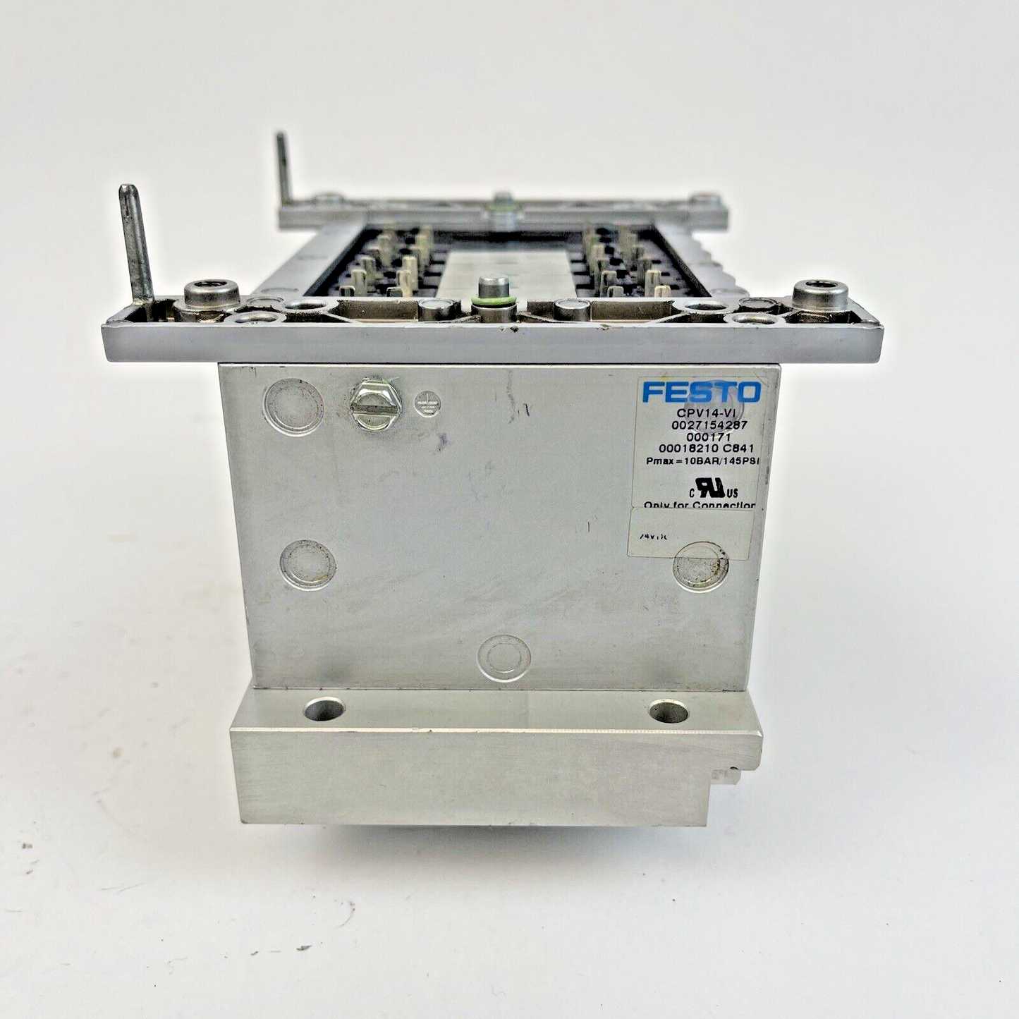 FESTO CPV14-V1 -VALVE MANIFOLD-W/ PNEUM CONNEC. & STACK PLATES, C402(6), C102(2)
