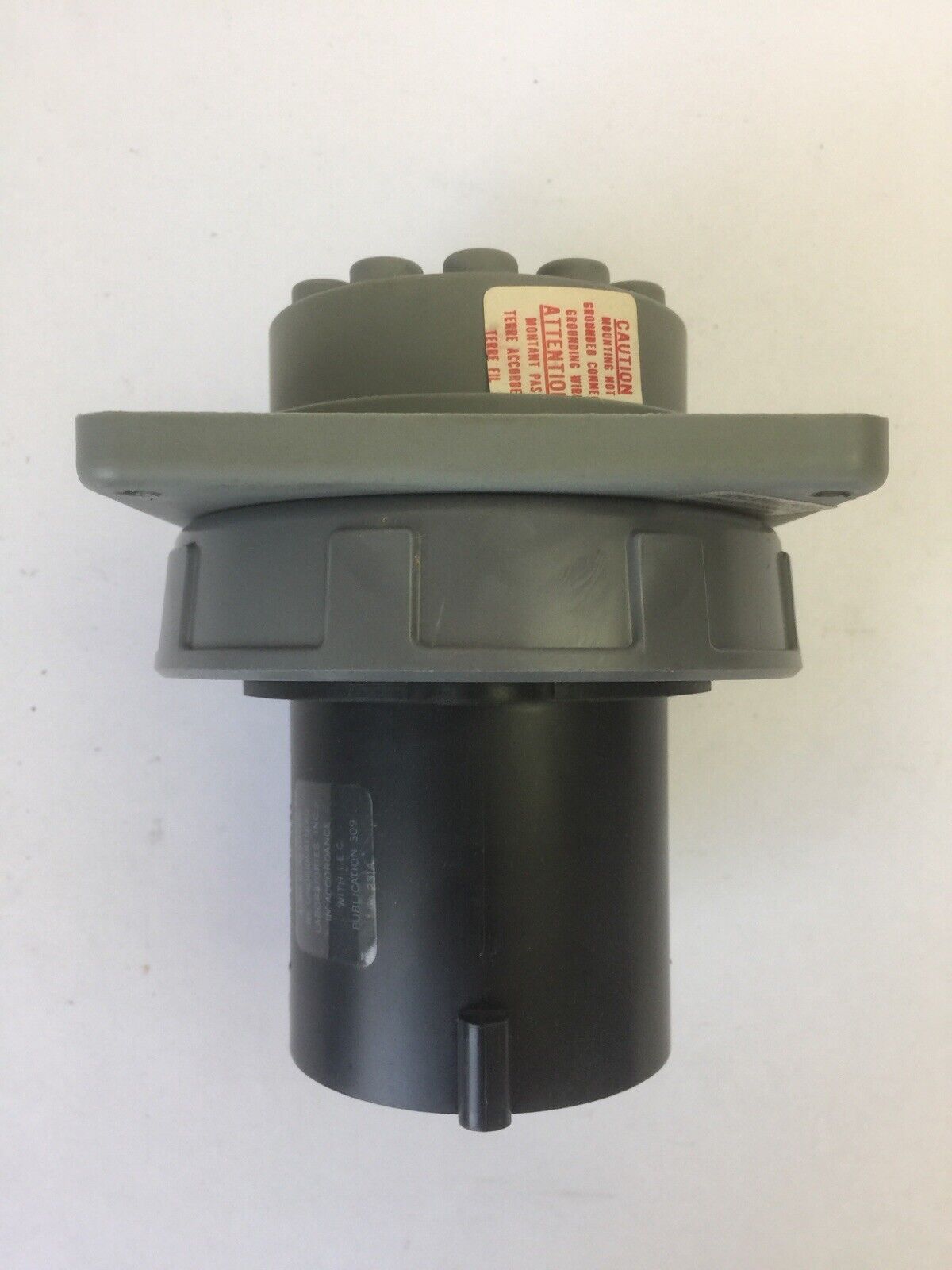 HUBBELL 460B5W PIN & SLEEVE WATERTIGHT INLET 60AMP 600VAC 3POLE 4 WIRE GROUNDING