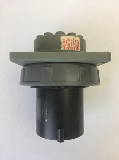 HUBBELL 460B5W PIN & SLEEVE WATERTIGHT INLET 60AMP 600VAC 3POLE 4 WIRE GROUNDING