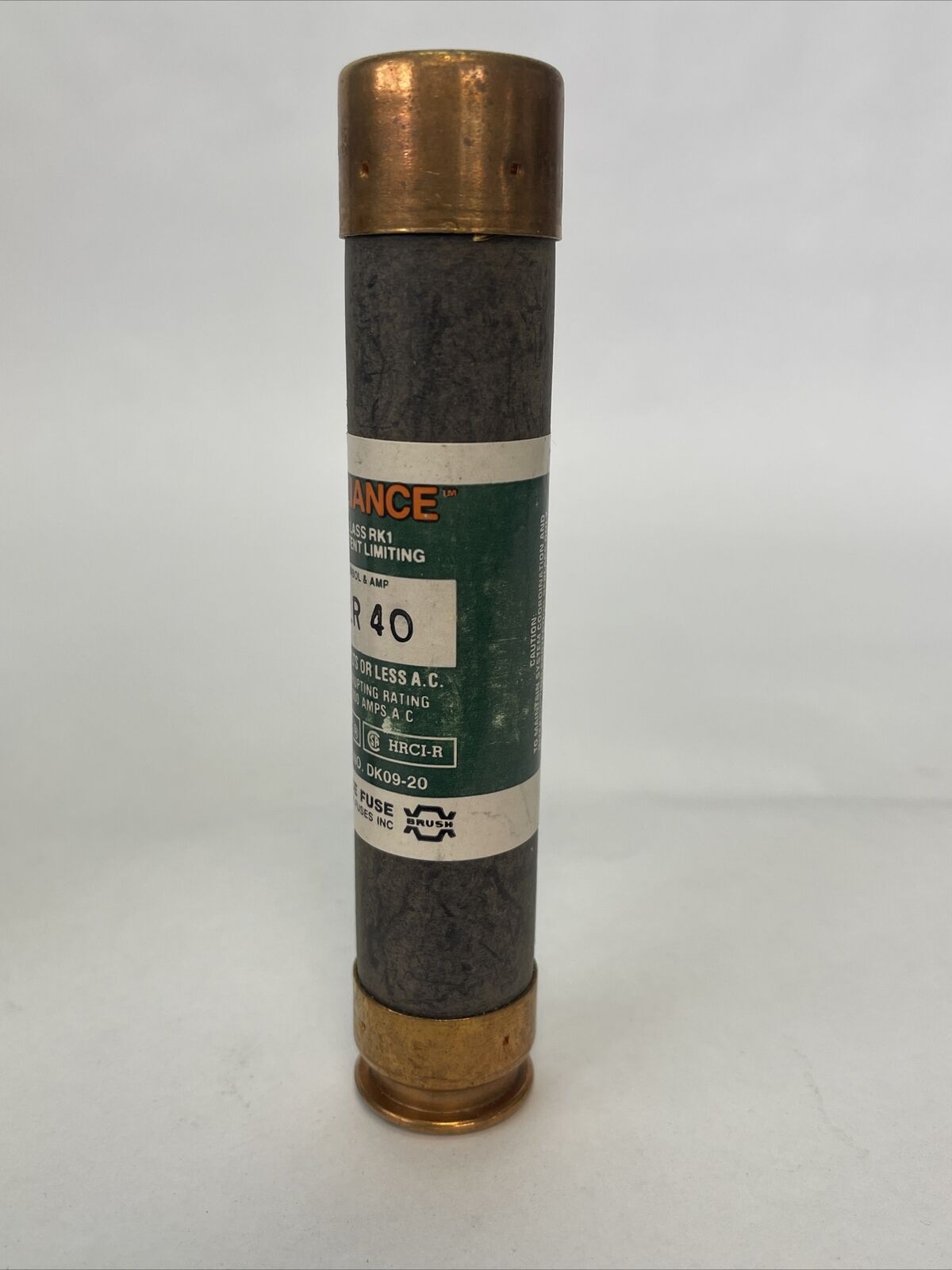 RELIANCE SCLR40 CLASS RK1 CURRENT LIMITING FUSE 40AMP 600VAC (LOT OF 7)
