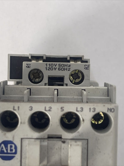 ALLEN BRADLEY STARTER (100-C16*10 CONTACTOR SER B 600VAC 30A 15HP 193-EA4FB)