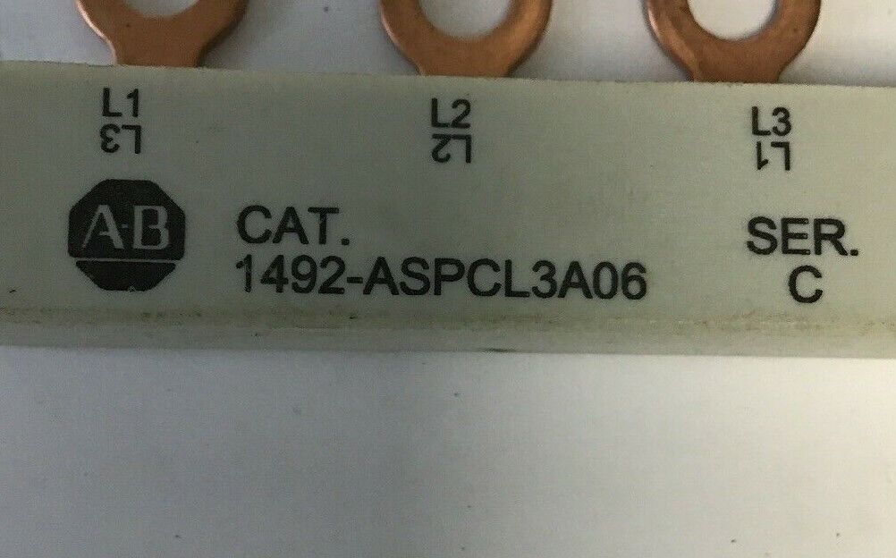 ALLEN BRADLEY 1492-ASPCL3A06 SER. C 500V 63AMP COMMONING LINK***LOTOF5*****