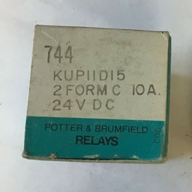 POTTER & BRUMFIELD KUP11D15 24VDC RELAY 240VAC 10A 1/4HP