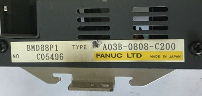 FANUC BMD88P1 I/O MODULE A03B-0808-C200