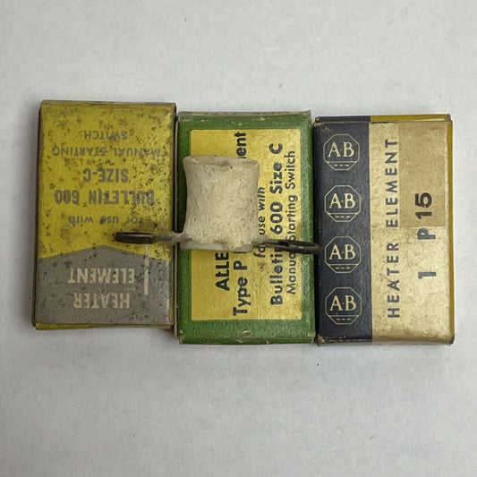 ALLEN BRADLEY P15 HEATER (LOT OF 3)