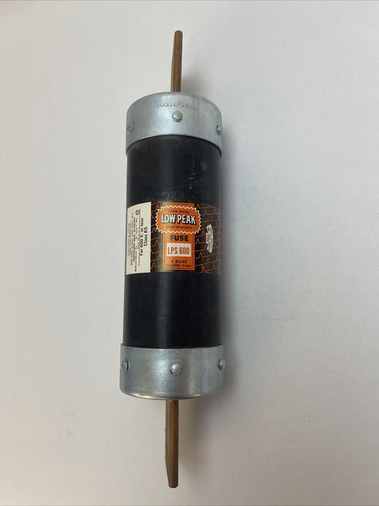 BUSSMANN LPS600 TIME DELAY LOW-PEAK DUAL ELEMENT FUSE 600A 600V CLASS K5