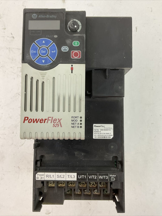 ALLEN BRADLEY 25B-D024N114 SER A FRN 4.001 AC DRIVE POWER FLEX 525