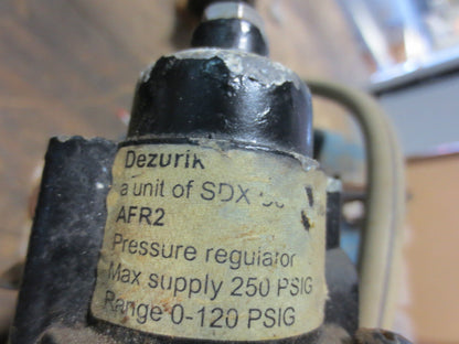 DEZURIK PNEUMATIC ACTUATOR 9438871R001 w/ EP5 POSITIONER & AFR2 REGULATOR