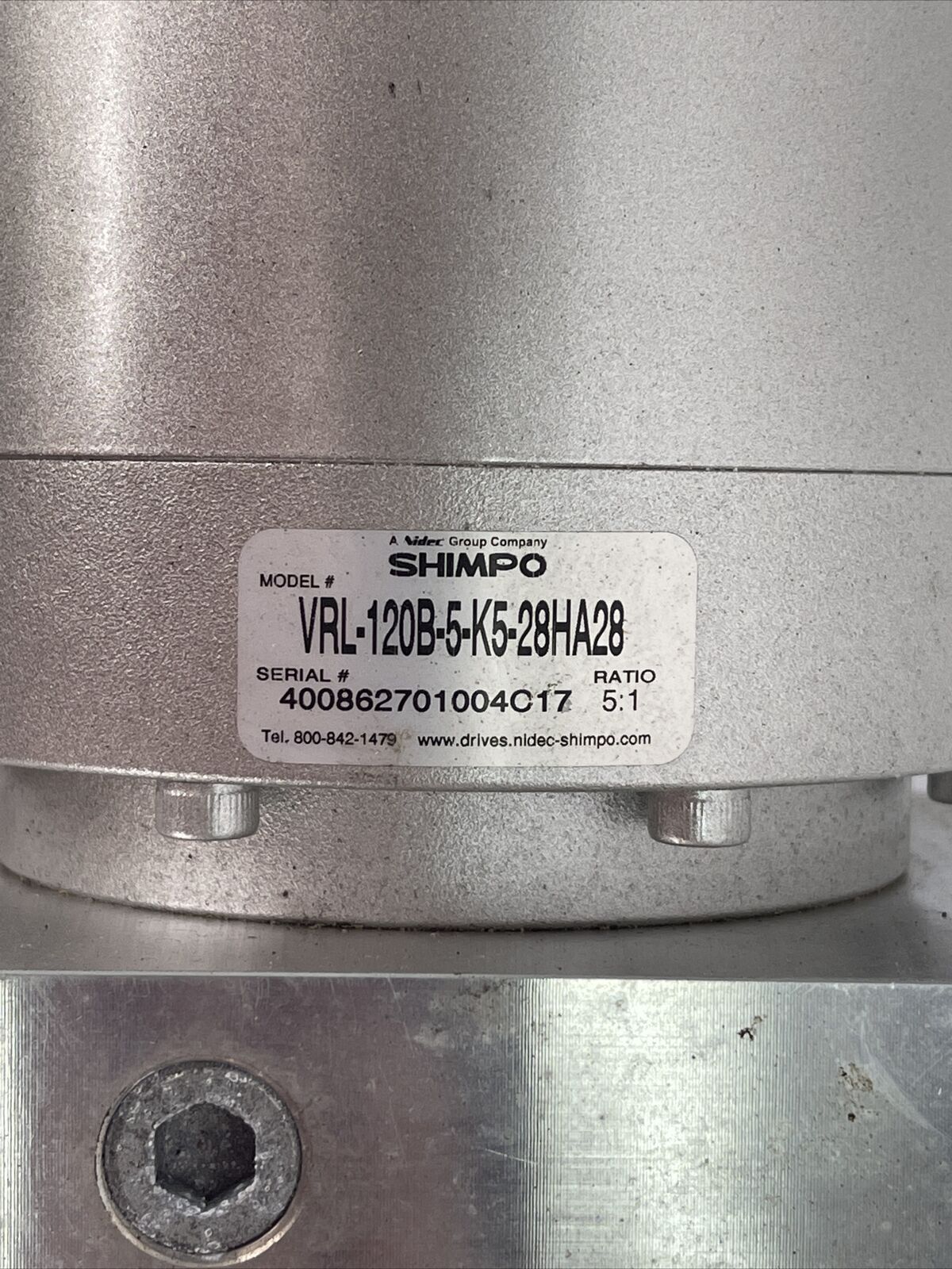 YASKAWA SGM7A-40A7D61 AC SERVO MOTOR 200V 25.4A UTTAH-B24RH ABS ENCODER SHIMPO