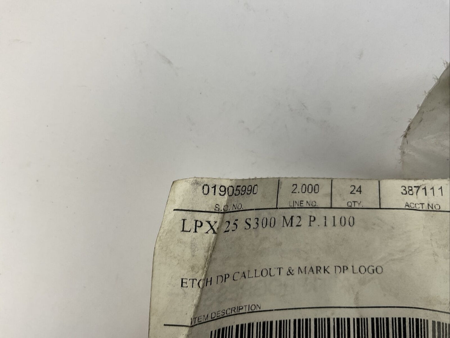 DAYTON LPX25 S300 M2 P.1100 PUNCH (BAG OF 24)