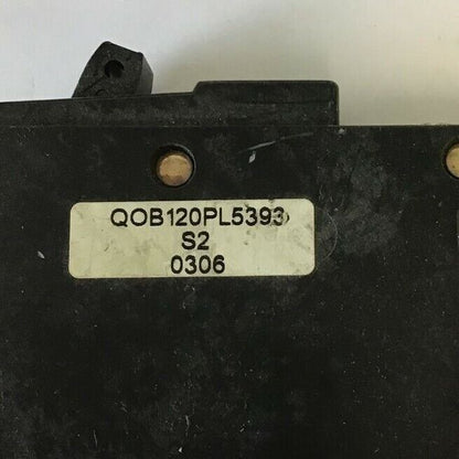 SQUARE D QOB120PL5393 CIRCUIT BREAKER 20A 120/240VAC 50/60HZ  1POLE