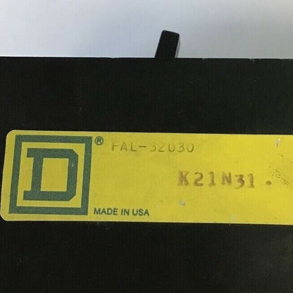 SQUARE D FAL32030 CIRCUIT BREAKER 240VAC 250VDC 30AMP