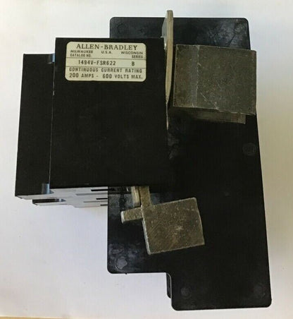 ALLEN BRADLEY 1494V-FSR622 FUSE BLOCK HOLDER 200A 600V SER.B