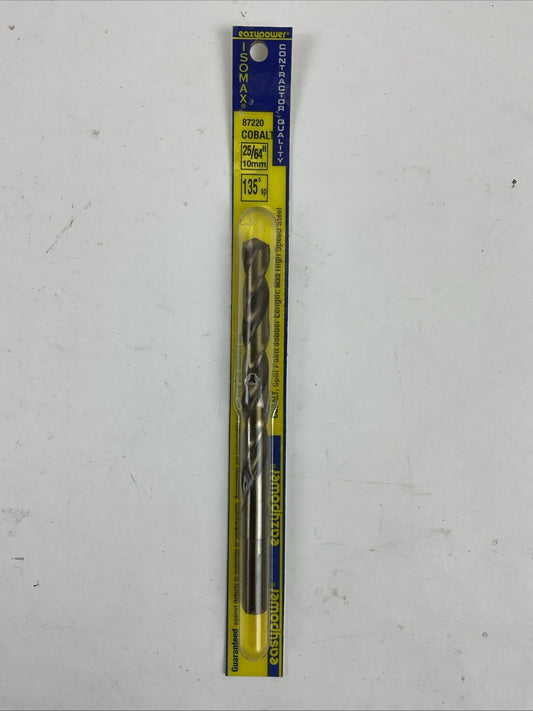 EAZYPOWER 87220 COBALT 25/64" 10mm 135°sp ISOMAX DRILL BIT CONTRACTOR QUALITY