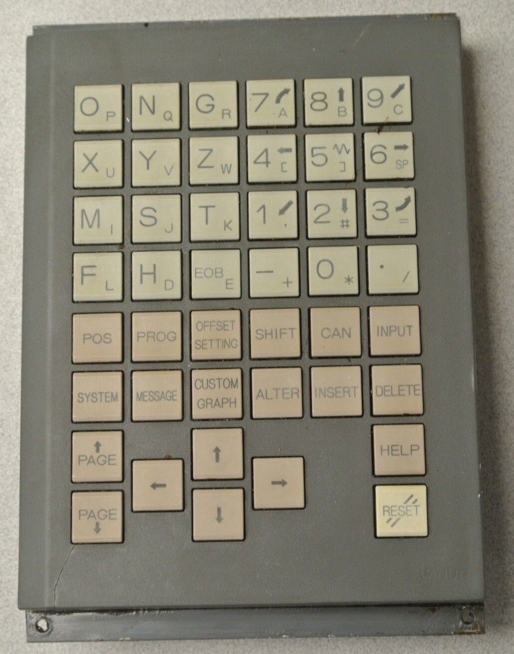 FANUC A02B-0236-C120/MBR / MDI UNIT / OPERATOR INTERFACE PANEL / KEYPAD