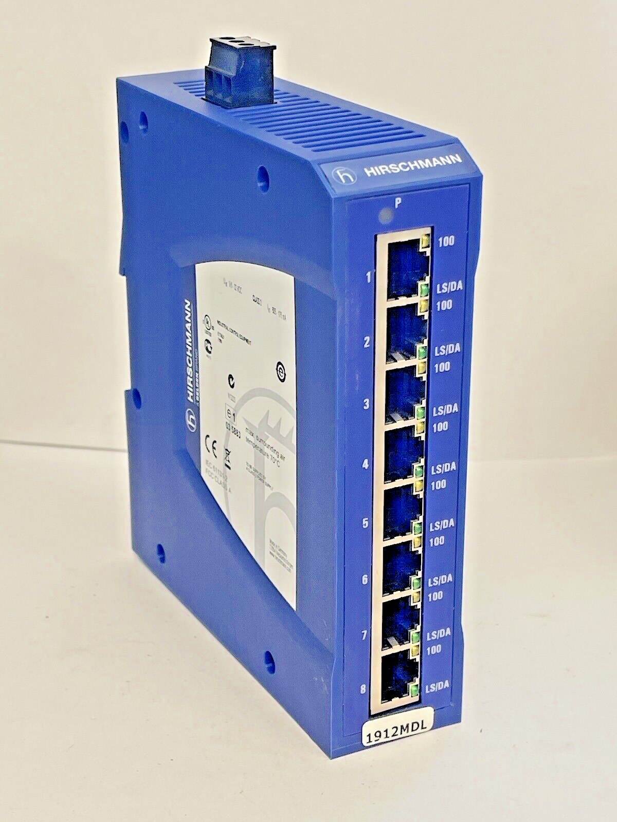 HIRSCHMANN - SPIDER II 8TX EEC - RAIL SWITCH - 8 PORT, 24VDC, 10/100 BASE TX + 2