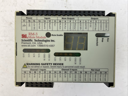 STI 43983-0010 RM-3 MUTE MODULE INPUT 24VDC