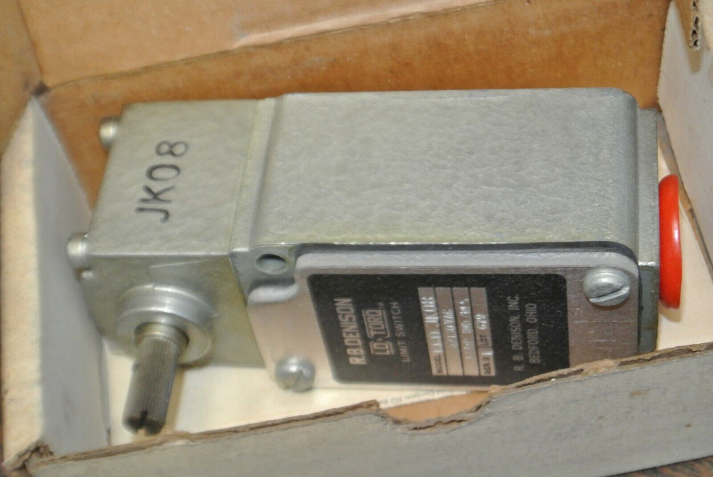 GOULD / R.B. DENISON / CG0-JK08 LIMIT SWITCH / NEW SURPLUS / CG0JK08