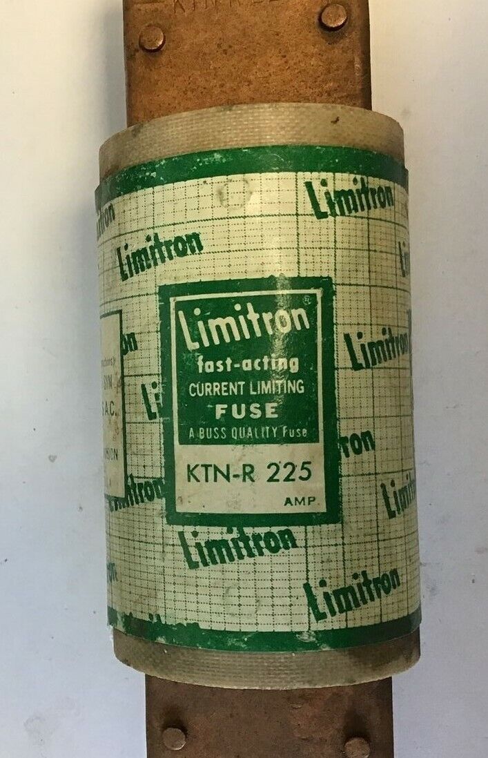 LIMITRON KTN-R 225 FAST ACTING FUSE 225AMP 250VAC CLASS R