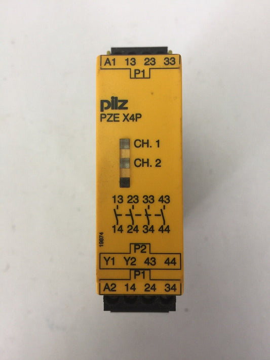 PILZ PZE X4P 24VDC 4n/o SAFETY RELAY 24VDC 2.5W