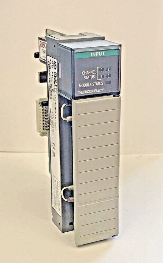 ALLEN BRADLEY - 1746-NT4 SER. B FRN. 1 - SLC 500 THERMOCOUPLE/ mV INPUT MODULE