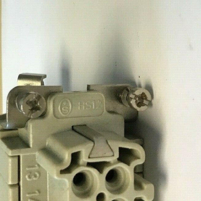 HARTING HS12 "FEMALE" 16A 380V / HAN E AV TERMINAL BLOCK CONNECTOR 600V