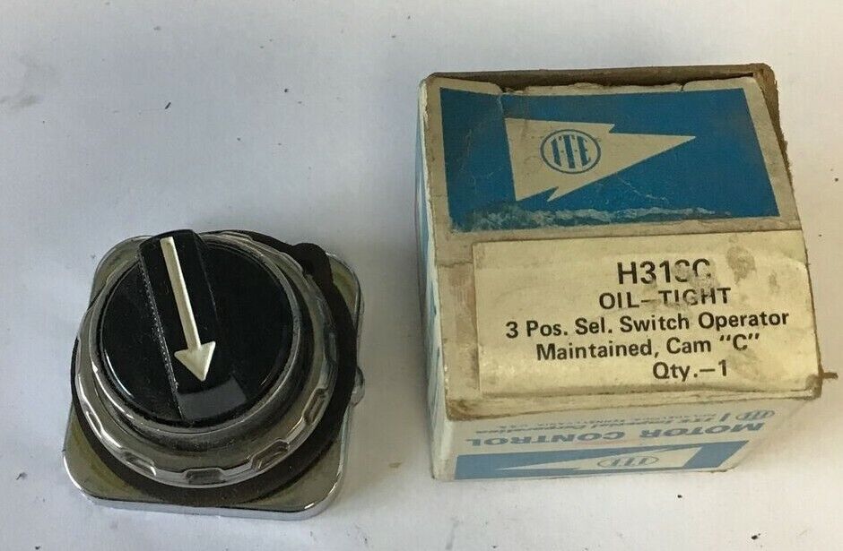 ITE H31SC OIL-TIGHT 3 POS. SELECTOR SWITCH CAM "C" ***LOTOF3***