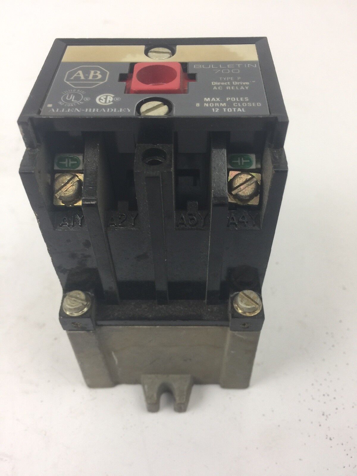 ALLEN BRADLEY 700-P200A1 AC CONTROL RELAY SERIES A COIL 230-240V 60HZ 220V 50HZ