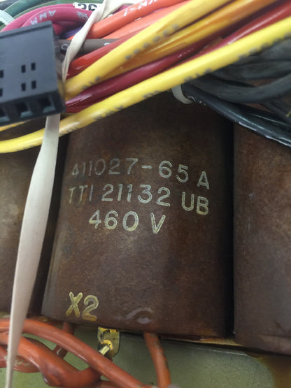 RELIANCE 411027-65A TT1 21132 UB TRANSFORMER 460V 801553005R