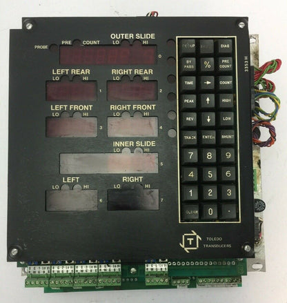 TOLEDO TRANSDUCERS 3353H OPERATOR INTERFACE PANEL