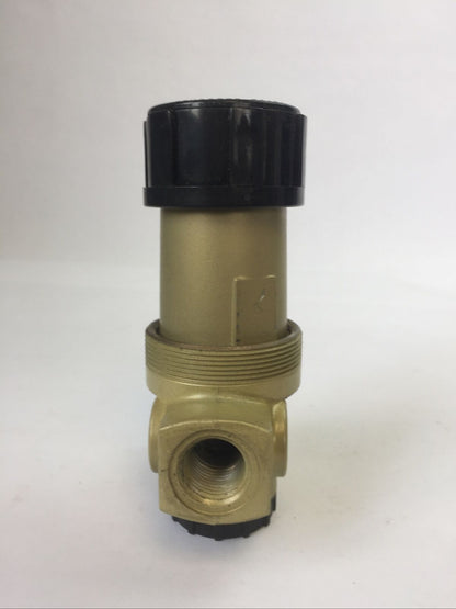 C.A. NORGREN CO. V12-400-NNLA PRESSURE RELIEF VALVE INLET 300PSIG RELIEF 125PSIG