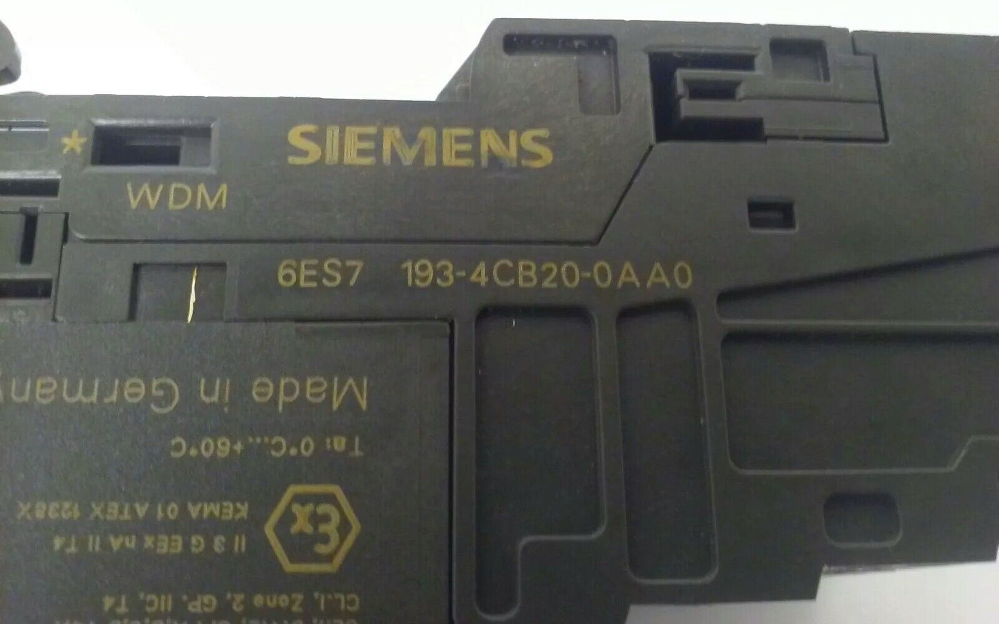 SIEMENS 6ES7 131-4BD01-0AA0 INPUT MODULE, 6ES7 193-4CB20-0AA0 TERMINAL MODULE