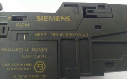 SIEMENS 6ES7 131-4BD01-0AA0 INPUT MODULE, 6ES7 193-4CB20-0AA0 TERMINAL MODULE