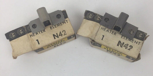 ALLEN BRADLEY N42 HEATER ELEMENT LOT OF 2