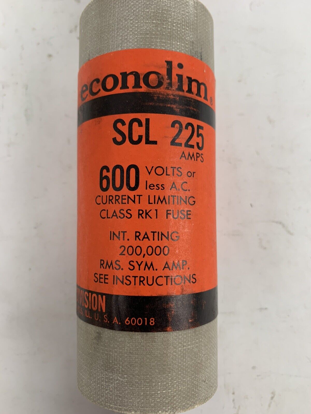 Economy Fuse SCL225 225A 600V Fuse