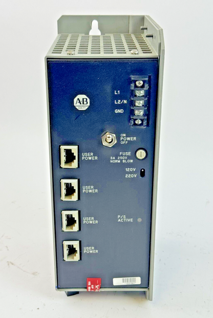 ALLEN-BRADLEY - 1771-PS7 SER. C - POWER SUPPLY MODULE - 2.4 A, 220 VAC, 60/50 HZ
