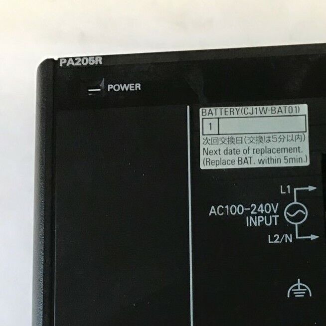 OMRON CJ1W-PA205R POWER SUPPLY UNIT 100-240VAC