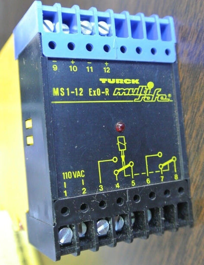 TURCK MS1-12 ExO-R - MULTI-SAFE AMPLIFIER-RELAY - NEW SURPLUS