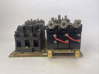ALLEN BRADLEY 505-DOD-7 SIZE 3 REVERSING STARTER 90A 600VAC 50HP COIL 115-120V