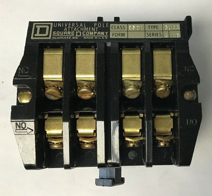 SQUARE D 8501 GU-44 UNIVERSAL POLE ATTACHMENT SER. A 4N.O./4N.C. NEMA A300