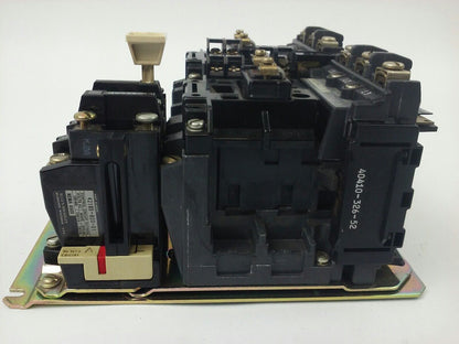 ALLEN BRADLEY 505-AOD, SER. C, REVERSING STARTER, SIZE 0, 600V, 120V COIL, USED