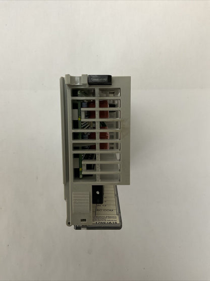 ALLEN BRADLEY 1769-IA16 SER A REV 2 F/W REV 3.1 COMPACT I/O PT INPUT MODULE