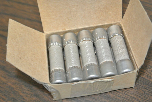 BOX of 10 / BUSS KLM-20 FAST-ACTING MIDGET FUSE / 20A / 500V / NEW SURPLUS KLM20