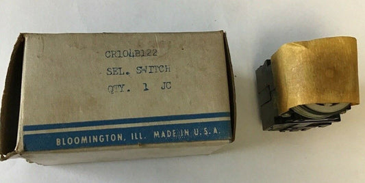 GENERAL ELECTRIC CR104B122 SELECTOR SWITCH W/O KNOB